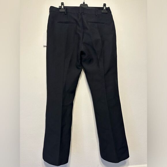 Valentino Garavani Crepe Couture Wool & Silk straight Leg Pants size US10/ EU 46 - Picture 5 of 15